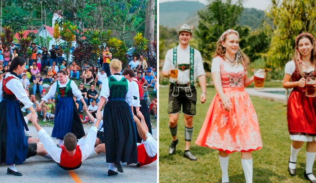 Podrás admirar los bailes típicos germánicos en Pozuzo. Foto: composición LR/Andina