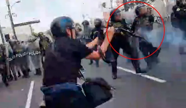 Protestas se registraron afuera del Congreso desde la mañana del viernes 28 de julio. Foto: captura LR/Omar Coca