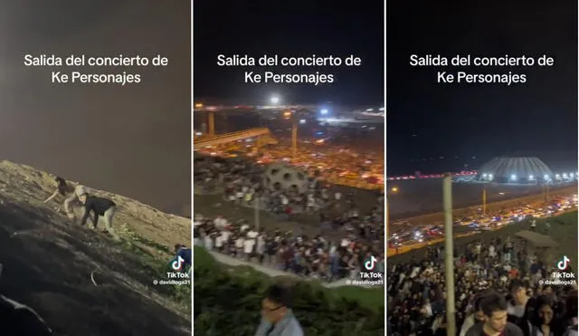 La Costa Verde se convirtió en la salida del concierto de Ke Personajes. Foto: composición LR