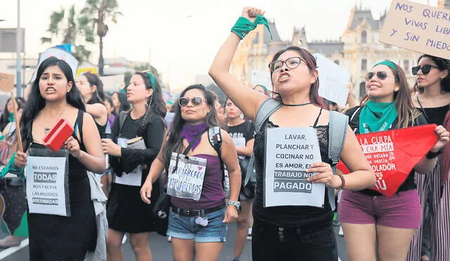 Vulnerables. Mujeres aún esperan protección del Estado. Foto: La República