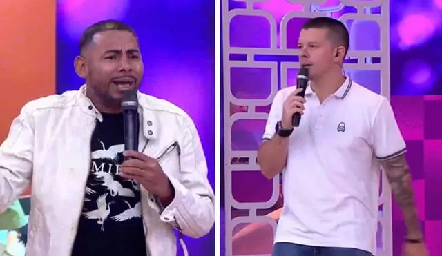 Abel Lobatón y Mario Hart protagonizaron tenso momento en 'MQM'. Foto: composición LR/ Capturas de América TV - Video: América TV