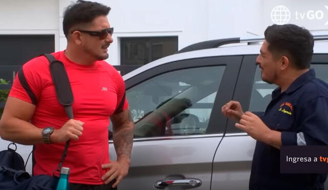 Joel le hace un trueque a Silvio Fierro para ponerse fitness y tener un agregado a la hora de conquistar a 'Patty'. Foto: América TV