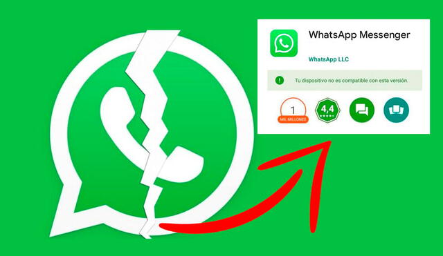 Es falso que varios celulares se quedarán sin WhatsApp en agosto. Foto: Crast.net