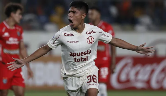 Piero Quispe ha anotado 4 goles con Universitario en el 2023. Foto: GLR