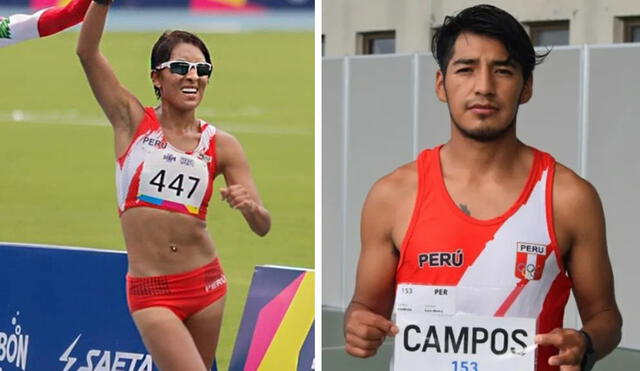 Mary Luz Andía y Luis Henry Campos representaron al Perú en los Juegos Olímpicos Tokio 2022. Foto: composición/Instagram