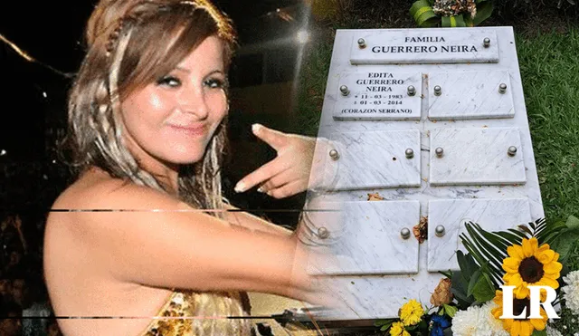 Edita Guerrero murió en marzo del 2014 en su natal Piura. Foto: composición La República