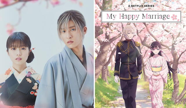El live action de 'Mi feliz matrimonio' tiene previsto estrenarse a fines de este año. Foto: composición LR/Netflix/Hikari No Hana