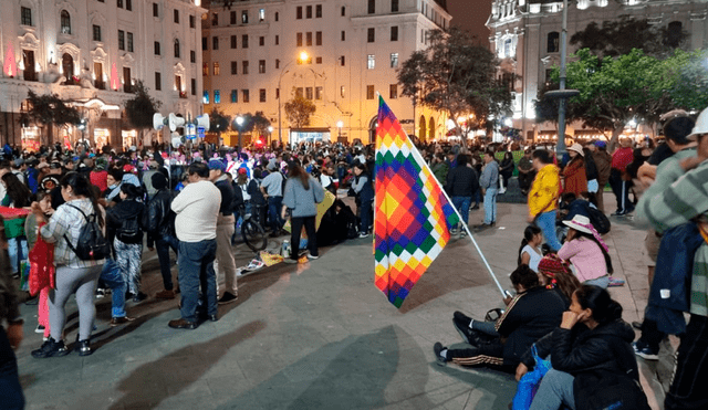 Protestas de este 29 de julio se desarrollaron en el centro de Lima Foto: Bella Alvites  - La República