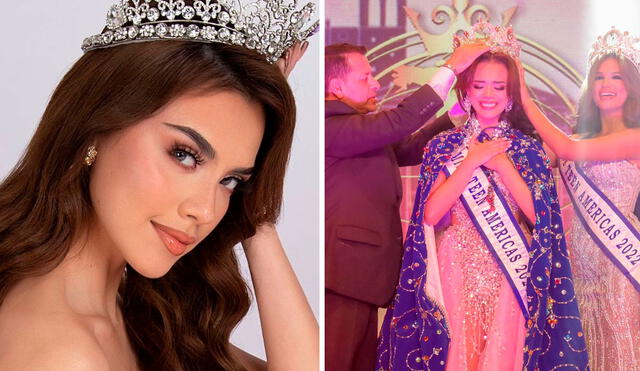 Fernanda Alvino participó en el Miss Teen Américas 2023 como candidata independiente. Foto: composición LR/Fernanda Alvino Instagram/Miss Teen Américas Facebook