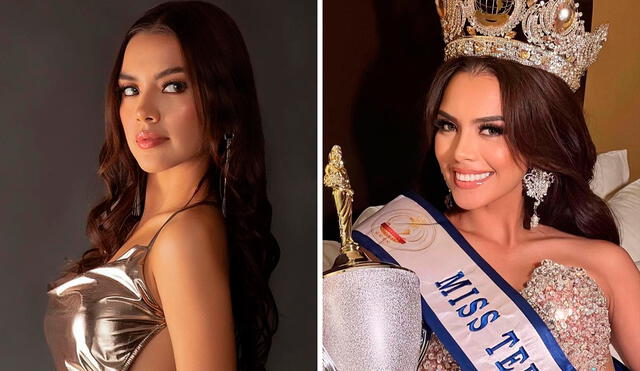 Fernanda Alvino se coronó Miss Teen Américas 2023, en El Salvador. Foto: composición LR/Fernanda Alvino/Instagram/Apoyo Perú reinas/Facebook