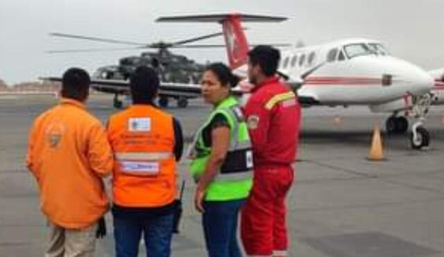 Trujillo. Avioneta cayó al mar de Huanchaco la noche del viernes y solo hallaron a uno de los tripulantes. Foto: LR