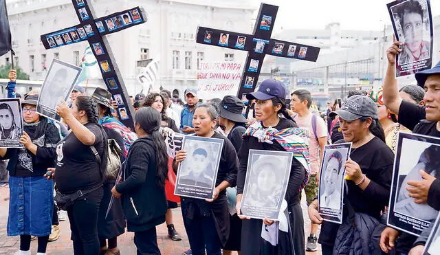 Sentimiento. Señalan que vuelven a Puno horrorizados de haber revivido la represión policial en Lima, pero más fortalecidos. Foto: CNDDHH