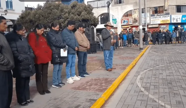 Pedido. Alcalde Cáceres se disculpó y pide le permitan abrir sede municipal en Carabaya. Foto: La República