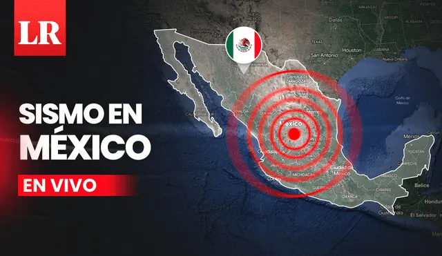 Un sismo ocurrió en la mañana de este lunes en México Foto: composición de Fabrizio Oviedo/Jazmin Ceras/Google Earth/captura