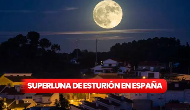 Descubre desde dónde y a qué hora ver de la mejor manera la superluna en España. Foto: composición LR/Cadena Ser
