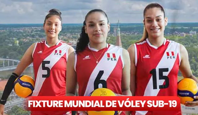 La selección peruana de vóley sub-19 disputará 5 encuentros en la fase de grupos. Foto: composición GLR