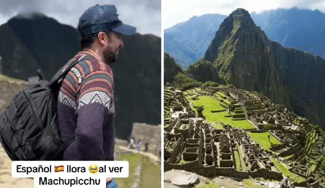 Ciudadano español comentó que regresará a Machu Picchu. Foto: composición LR/captura de video - Video: @salva_naty/TikTok