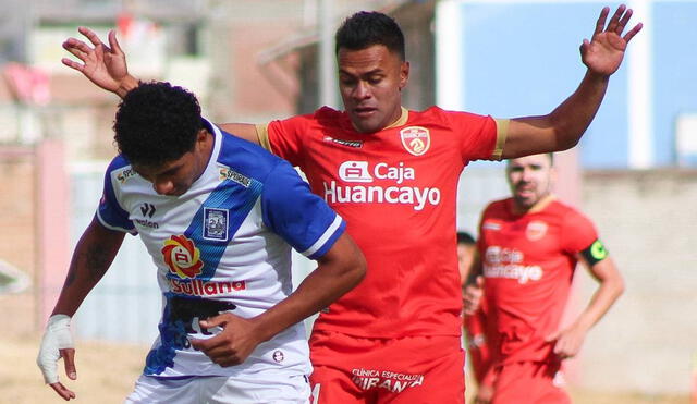 Ray Gómez y Ronal Huaccha anotaron para la victoria de Sport Huancayo. Foto: Liga 1.