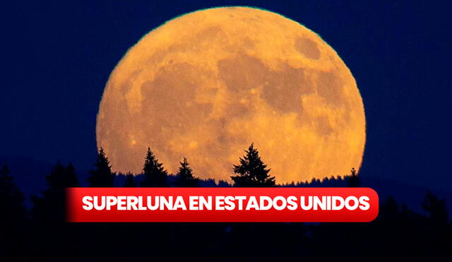 La superluna se podrá apreciar en Estados Unidos este martes 1 de agosto. Foto: composición LR/ABC