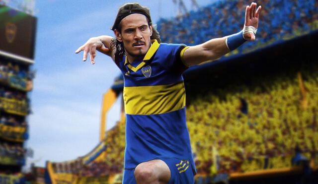 Edinson Cavani podría estrenarse en Boca Juniors nada menos que en la Copa Libertadores. Foto: Andina