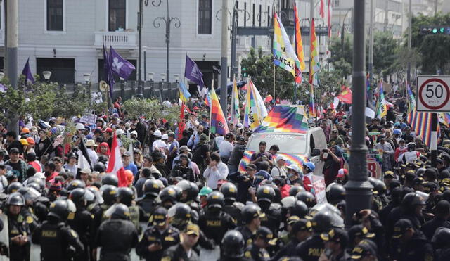 Protestas se registraron durante Fiestas Patrias en el Perú. Foto: John Reyes/La República
