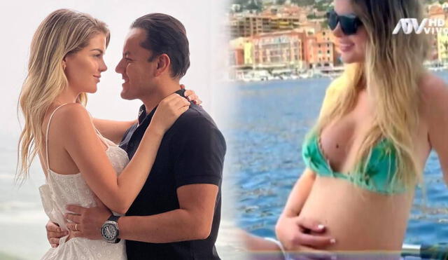 Brunella Horna sorprende con nuevas fotos que confirmarían embarazo. Foto: composición LR/ Captura de Instagram/ ATV