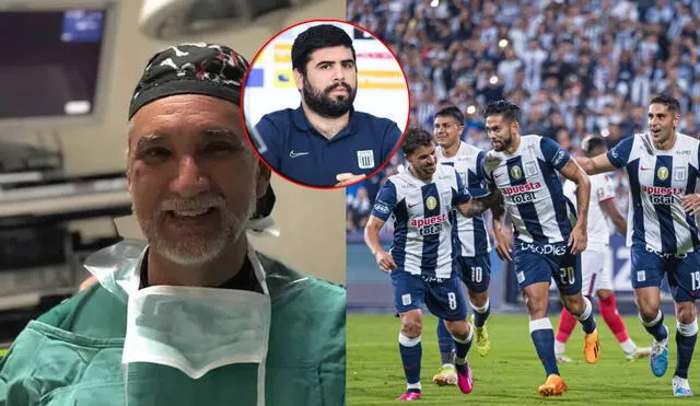 Alejandro Mesarina renunció a la jefatura del cuerpo médico de Alianza Lima hace unos días. Foto: composición LR/Alianza Lima