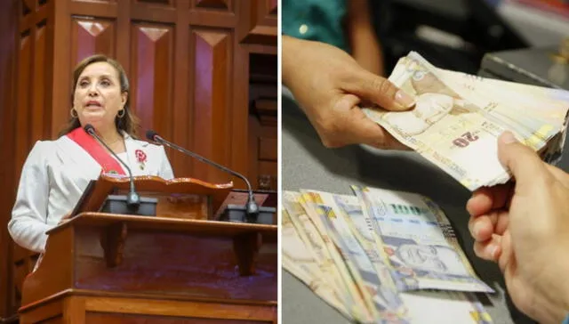 Estos son los bonos que se seguirán entregando a las familias en situación de vulnerabilidad. Conoce lo que dijo la presidenta Boluarte en su mensaje a la nación. Foto: composición LR/Presidencia/Andina