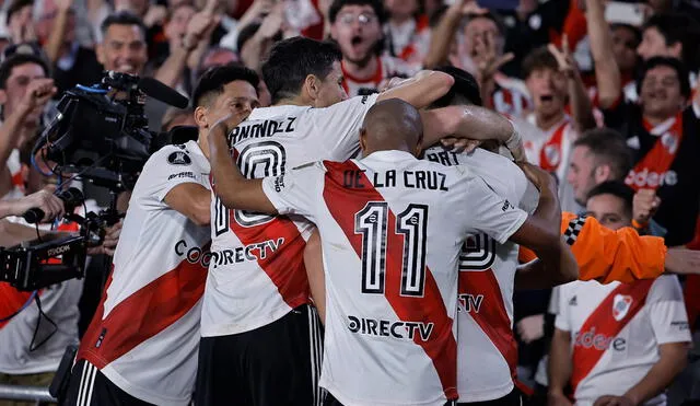 Pablo Solari entró en el segundo tiempo y se convirtió en el salvador de River Plate. Foto: EFE | Video: ESPN