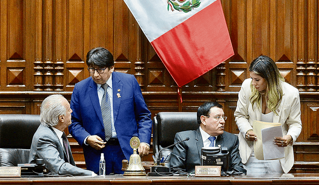 Negociaciones. Con apenas 12 integrantes, lo que queda de Perú Libre encontró en el fujimorismo y sus satélites a sus nuevos aliados. Foto: difusión