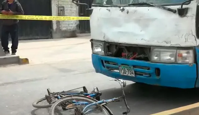 La víctima iba a cruzar la calle cuando fue embestido por el vehículo. Foto: captura Latina