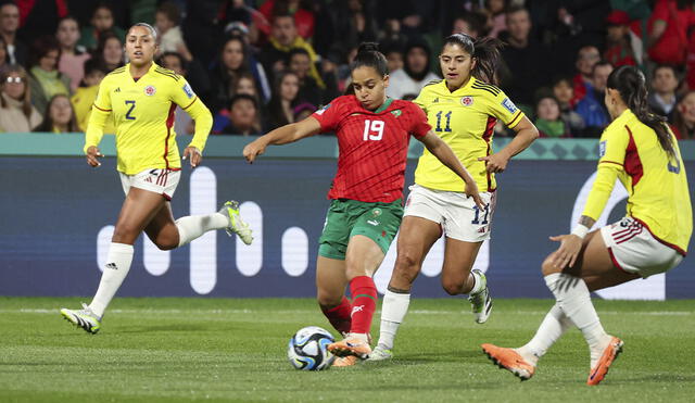 Marruecos y Colombia pasaron a octavos de final del Mundial Femenino 2023. Foto: AFP.