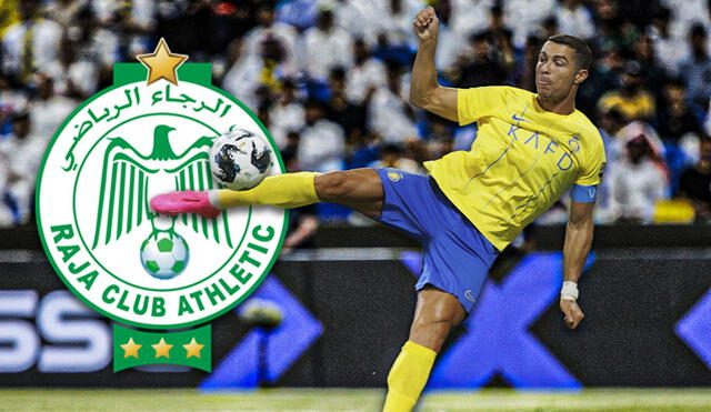 Cristiano Ronaldo jugará con Al Nassr contra Raja AC. Foto: composición LR/AFP