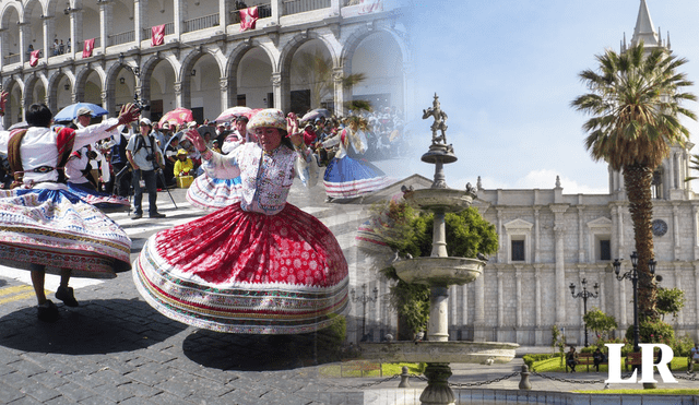 Arequipa es fiesta en agosto. Foto: composición LR/ Laslamedas40-Wikipedia/ Rocío Méndez-Andina