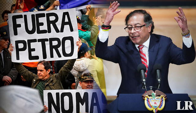 Gustavo Petro se encuentra envuelto en un escándalo tras las últimas declaraciones de su hijo Nicolás sobre su campaña presidencial de 2022. Foto: composición LR - Video: Caracol TV