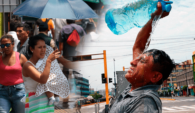 Golpe de calor en Lima: ciudadanos sintieron temperaturas de hasta 32°C. Foto: composición LR/LR/Andina