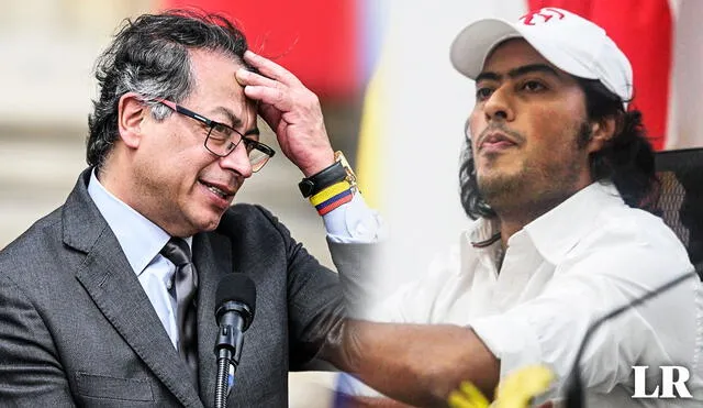 El presidente Gustavo Petro esta envuelto en un escándalo tras las revelaciones de su hijo Nicolás. Foto: composición LR/AFP/El Tiempo - Video: Noticias Caracol