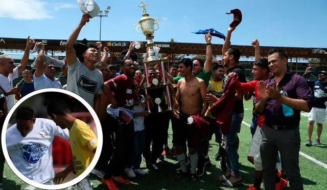El Instituto del Deporte de Ciudad Juárez facilitó el campo de fútbol, los uniformes, el trofeo y el servicio médico. Foto: composiciónLR/AFP