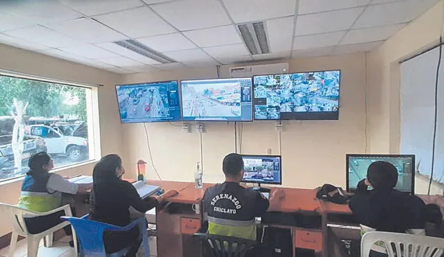 Recursos. Billinghurst señaló que cuentan con personal para el monitoreo de las cámaras de seguridad instaladas en Chiclayo. Foto: Carlos Vásquez/La República