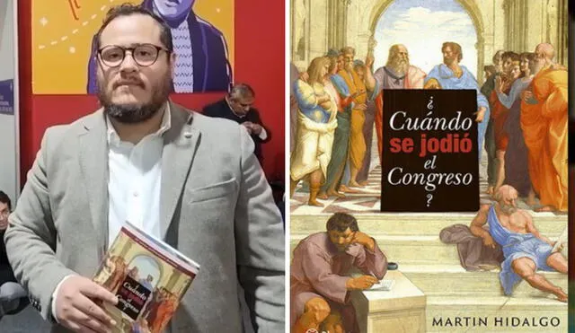 Martín Hidalgo relata las falencias y vivencias dentro del Congreso en su nuevo libro. Foto: composición LR