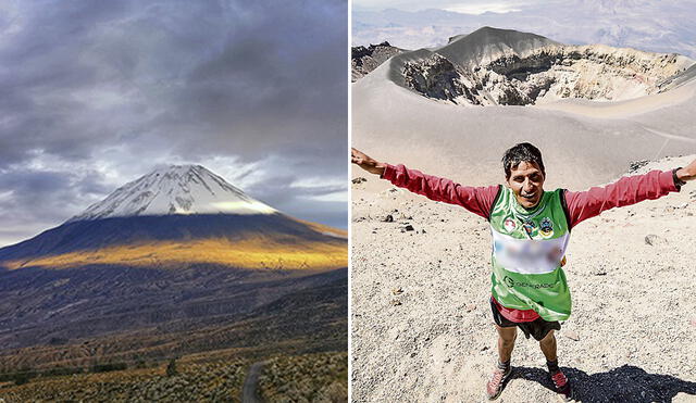 Arequipa. Deportistas pueden participar en el ascenso al volcán Misti. Foto: composición LR