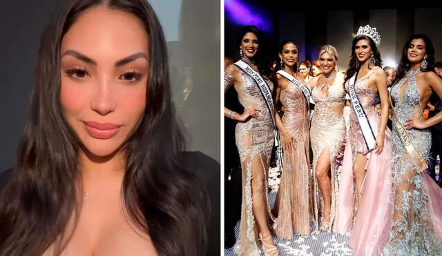 Lesly Reyna causó polémica al hablar sobre su paso en concursos de belleza. Foto: composición LR/captura Lesly Reyna Instagram/Miss Perú Facebook