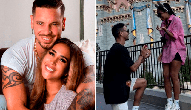 Melissa Paredes y Anthony Aranda están comprometidos. Foto: composición LR/Instagram/Melissa Paredes