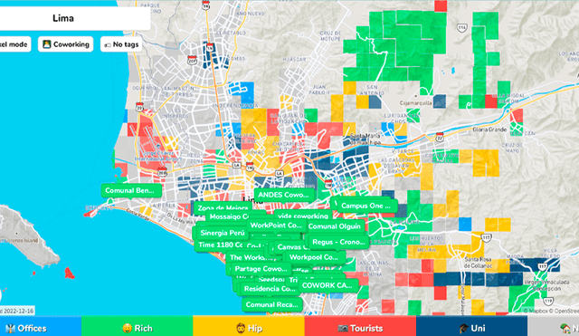 Hoodmaps está disponible para todos los usuarios iOS y Android. Foto: captura de Hoodmaps