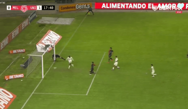 Universitario vs. Melgar se enfrentan en el Estadio Monumental de la UNSA. Foto: captura Liga 1 Max / Video: Liga 1 Max