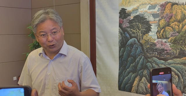 Chang Fuliang,  profesor de idioma  en la universidad de Estudios Extranjeros de Beijing.