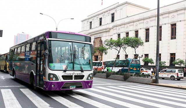 El objetivo es mejorar el servicio de transporte urbano. Foto: Andina