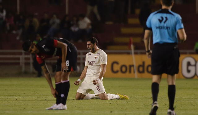 Grito. Melgar había alistado la fiesta para lograr un triunfo pero la U fue el invitado ganador. Foto: Rodrigo Talavera