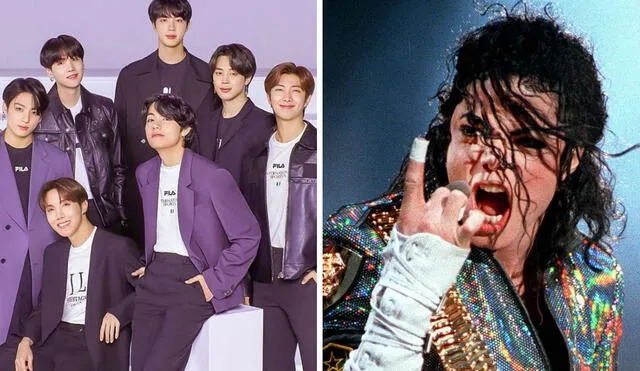 BTS y Michael Jackson son unas de las figuras más imponentes del pop a través de las décadas. Foto: composición LR/BIGHIT/WYMT