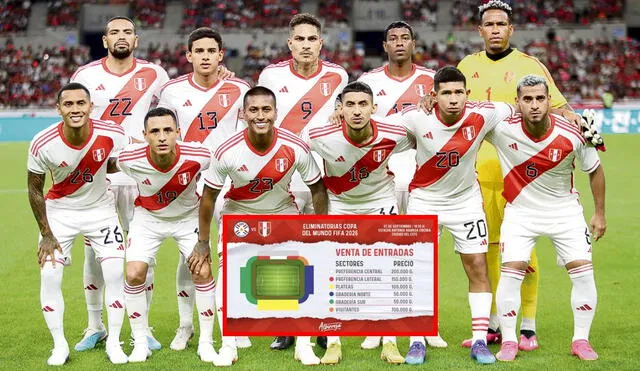 Perú debutará en las eliminatorias 2026 de visita ante Paraguay. Foto: composición LR/selección peruana/Twitter/Albirroja